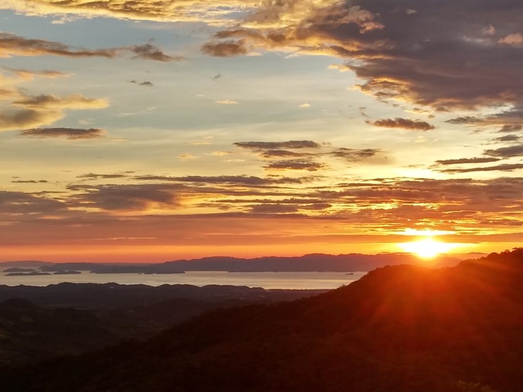 sunset costa rica